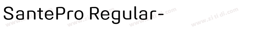 SantePro Regular字体转换